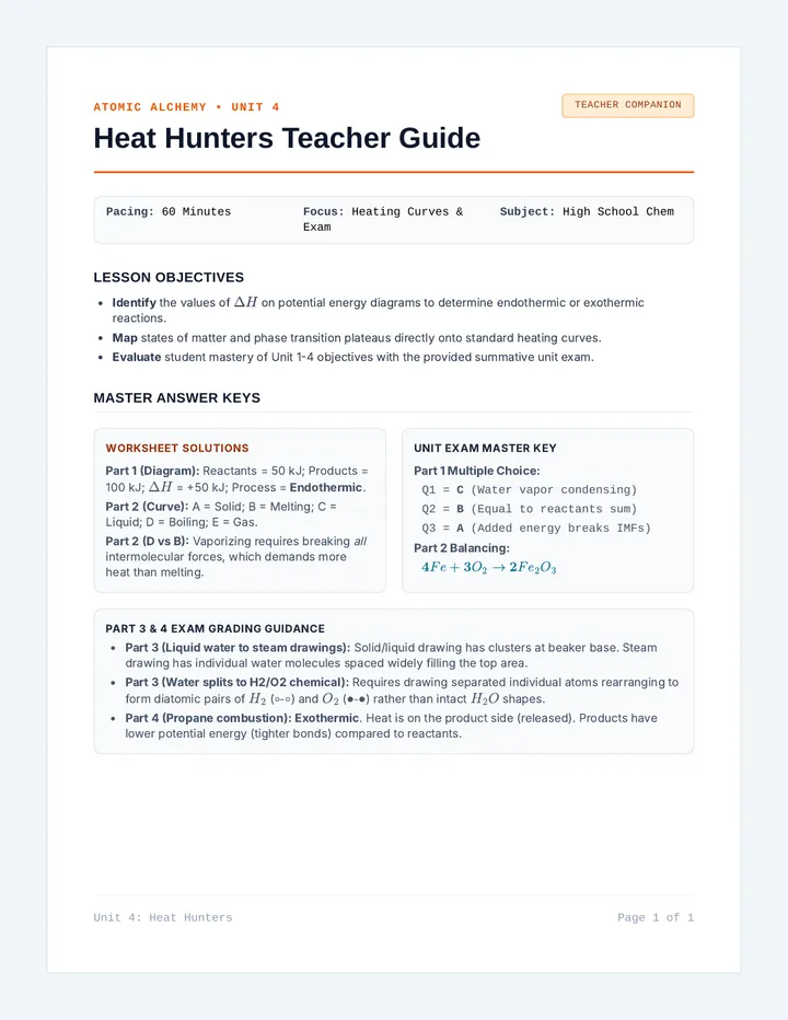 Heat Hunters Teacher Guide