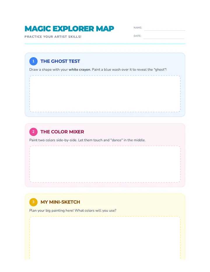 Magic Explorer Worksheet