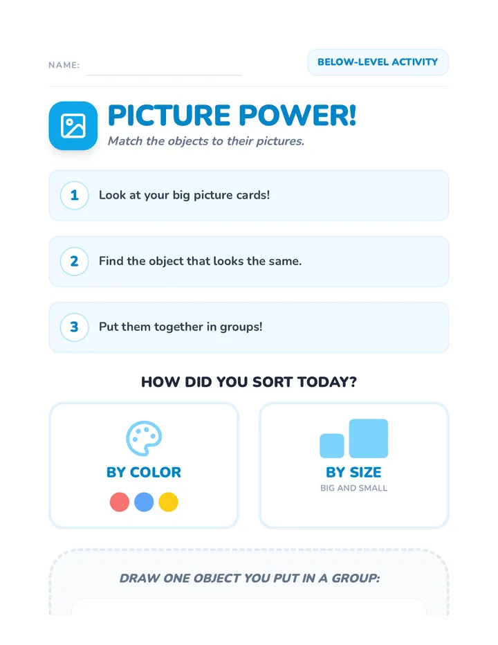 Picture Power Activity