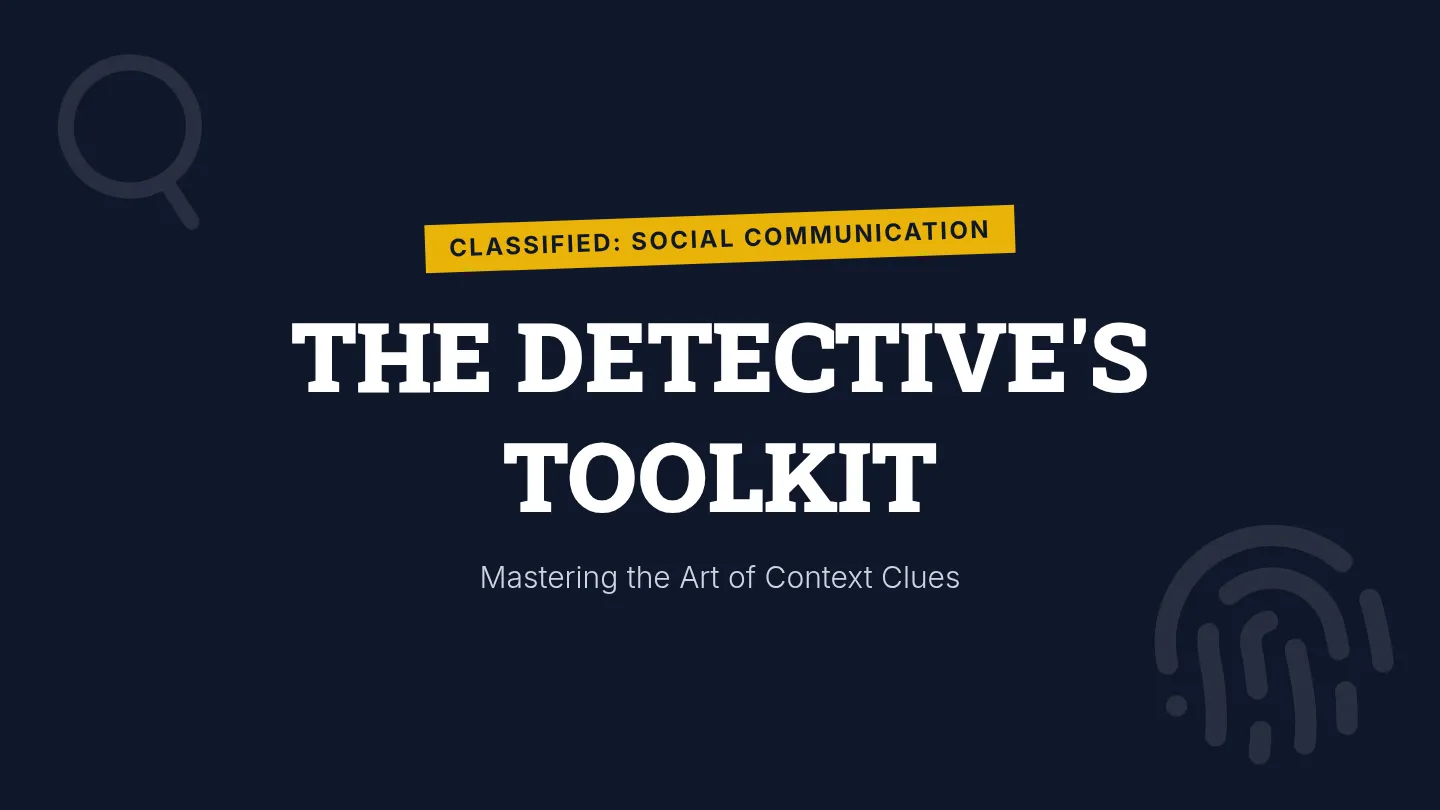 Detective Toolkit Slides