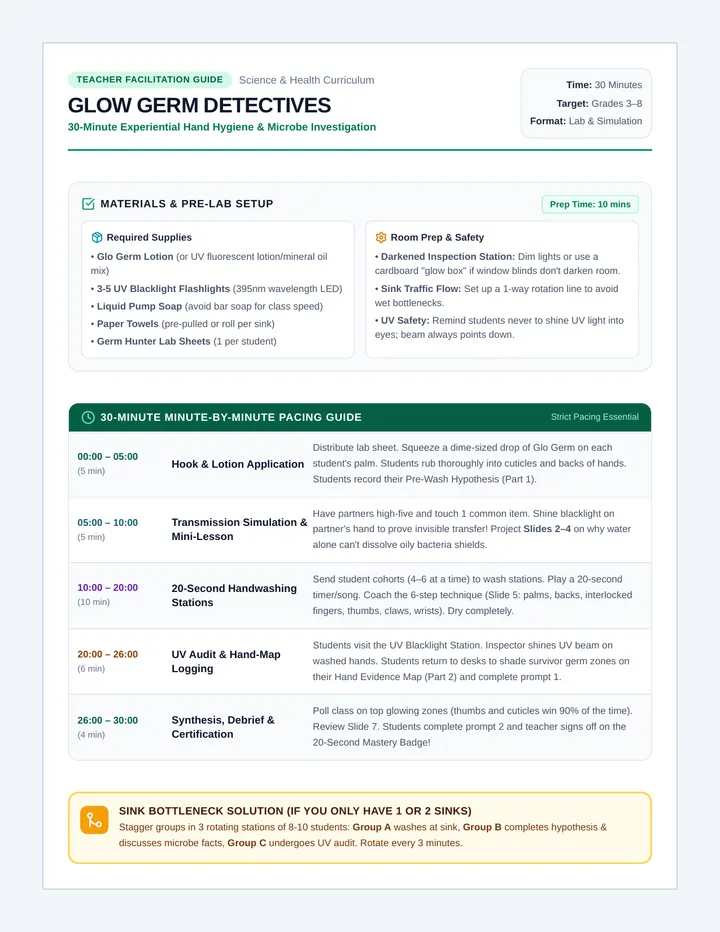 Glow Germ Teacher Guide