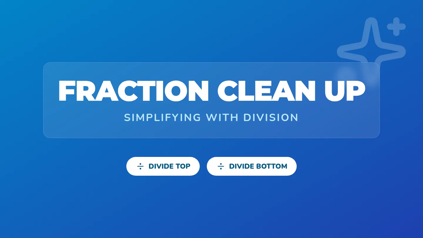 Fraction Clean Up Slides
