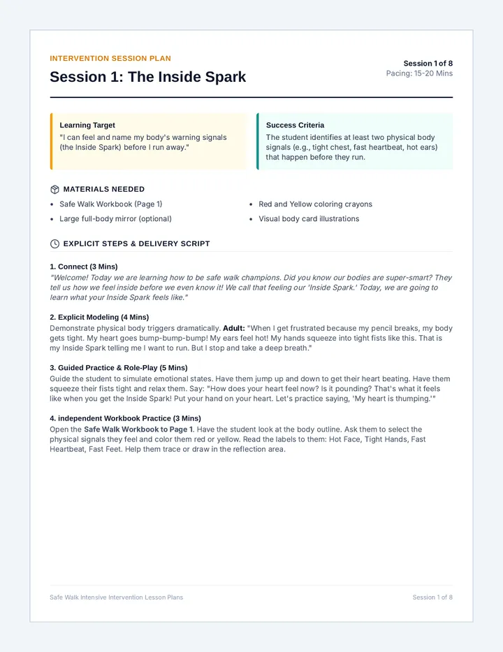 Session 1 Lesson Plan