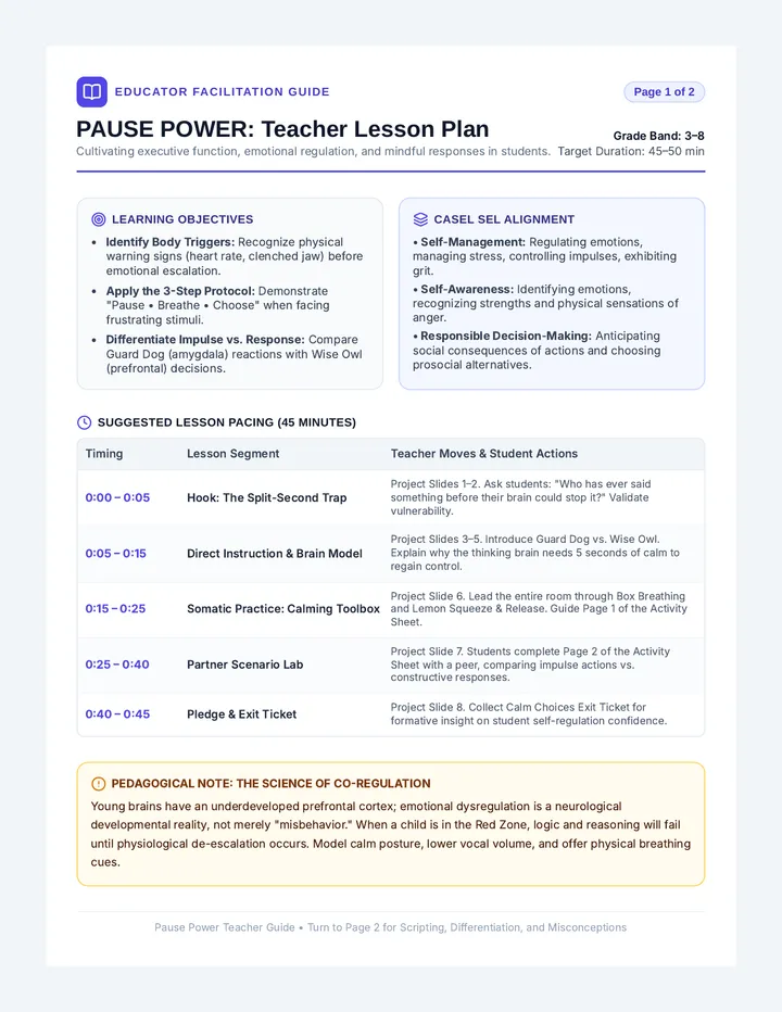Inner Control Teacher Guide
