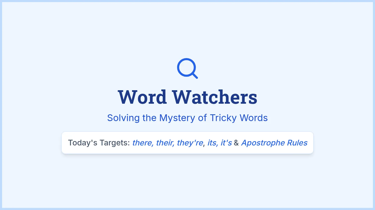 Word Watchers Slides