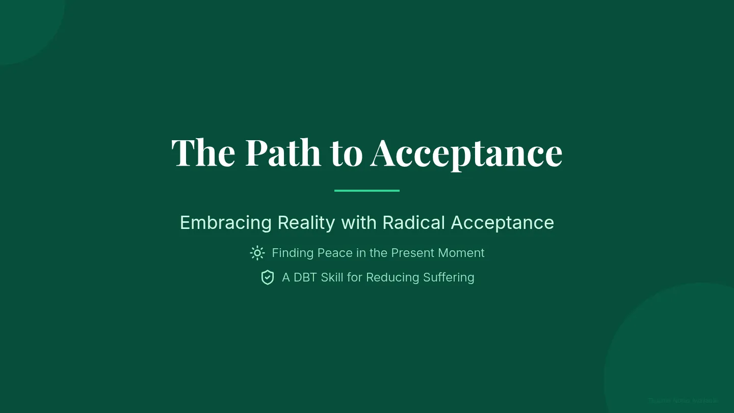 The Path to Acceptance Slides