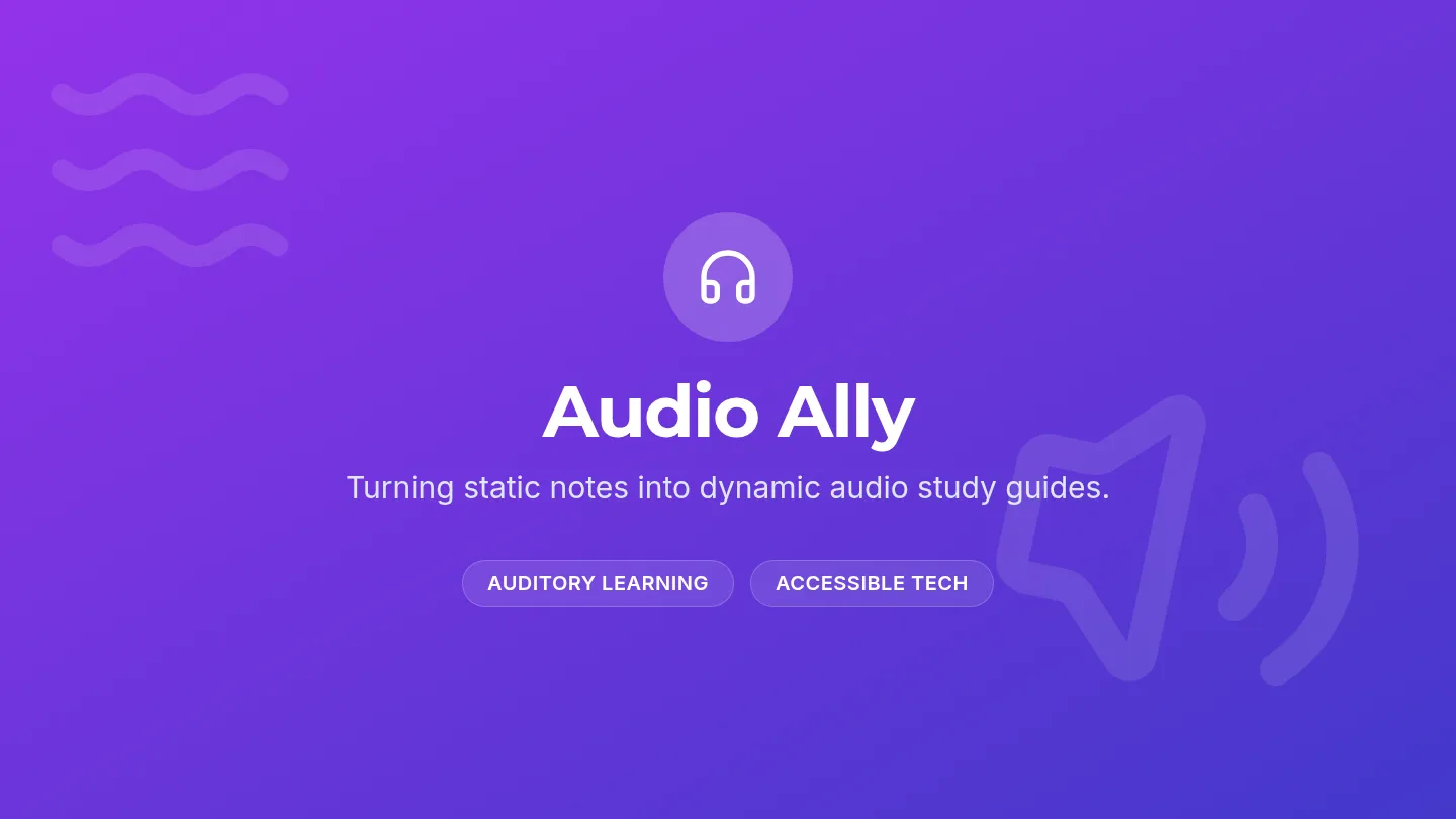 Audio Ally Slides