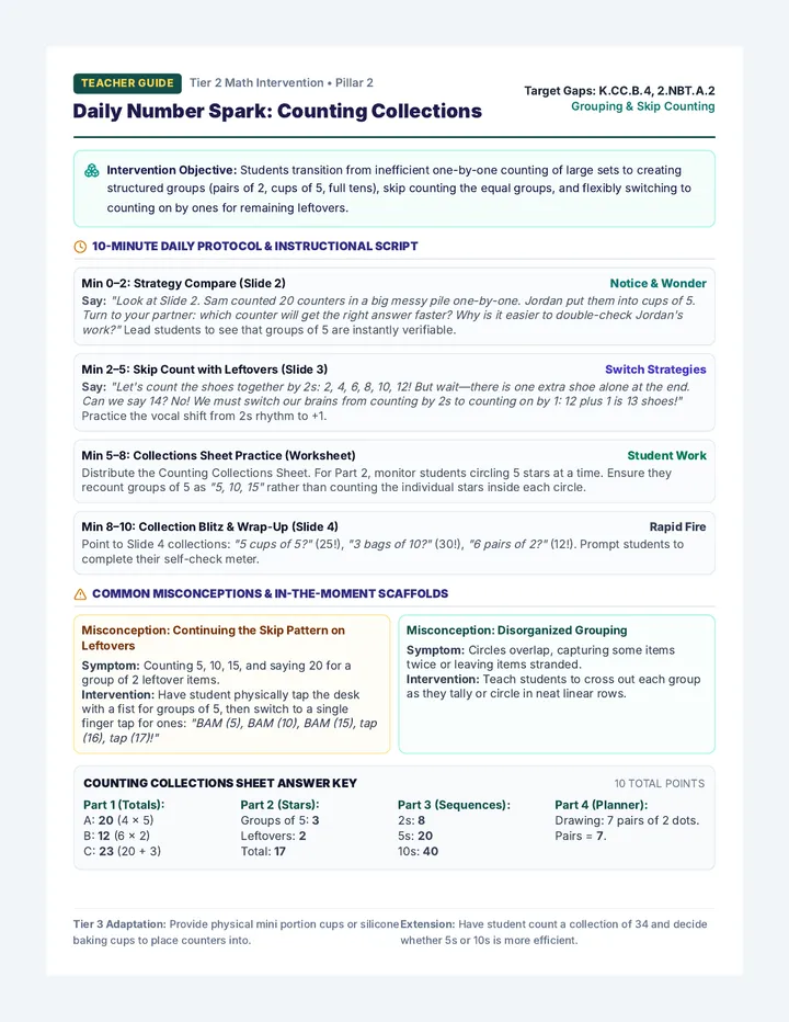 Counting Collections Guide