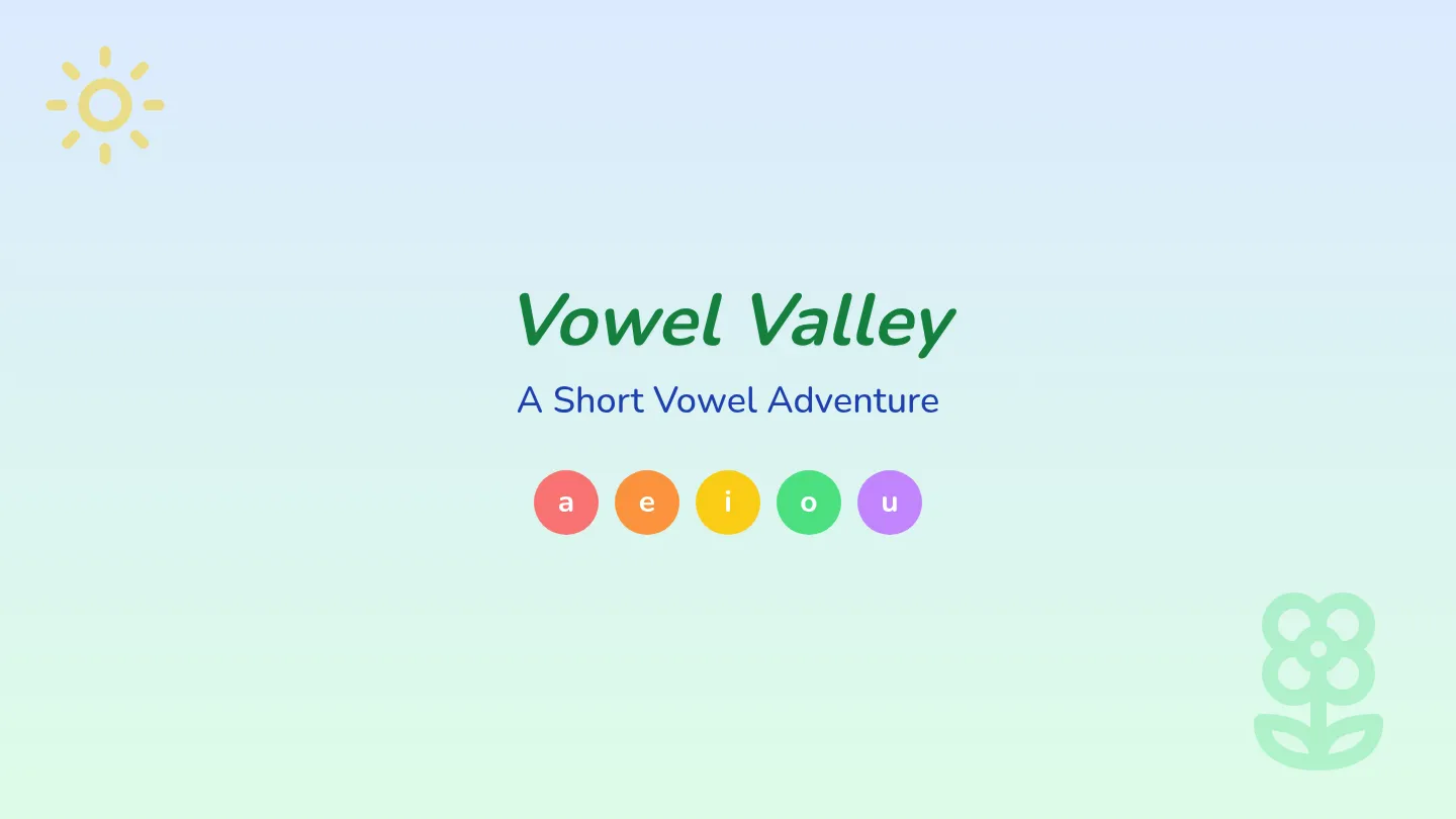 Vowel Valley Slides