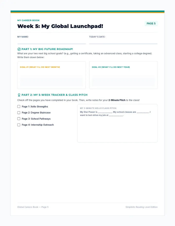 Week 5 Student Logbook