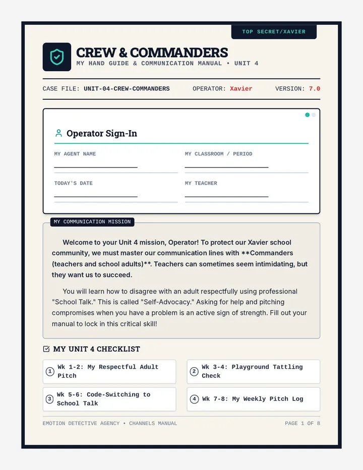 Crew Commanders Workbook 78