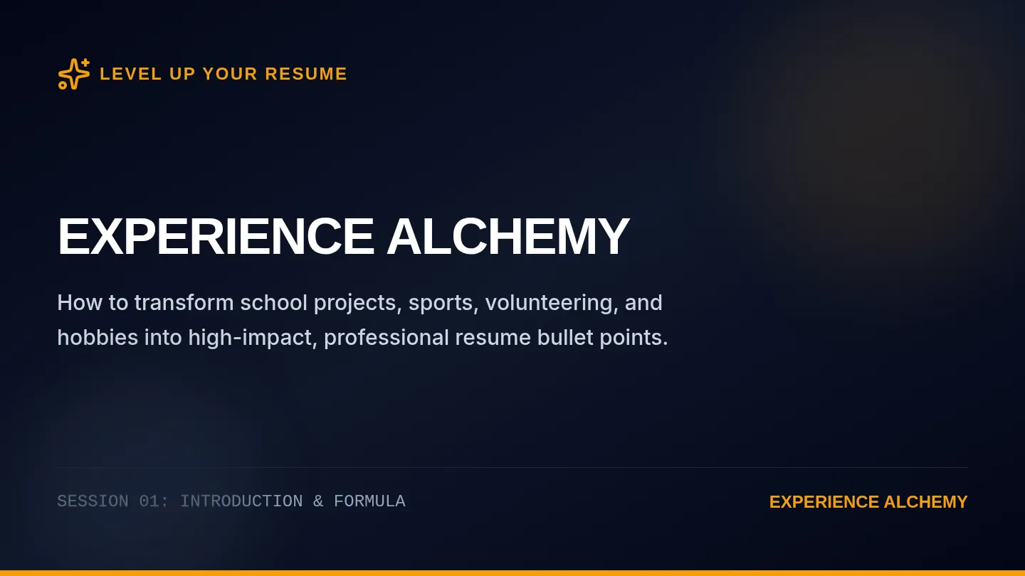 Experience Alchemy Slides