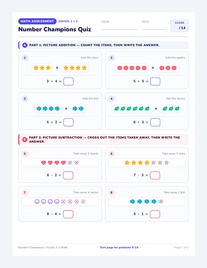 Number Champions Quiz