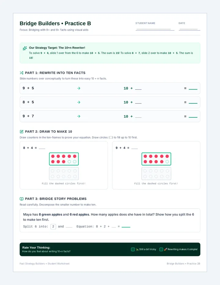 Bridge Builders Worksheet B