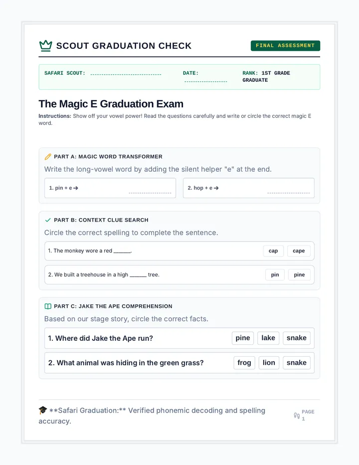 Scout Graduation Quiz