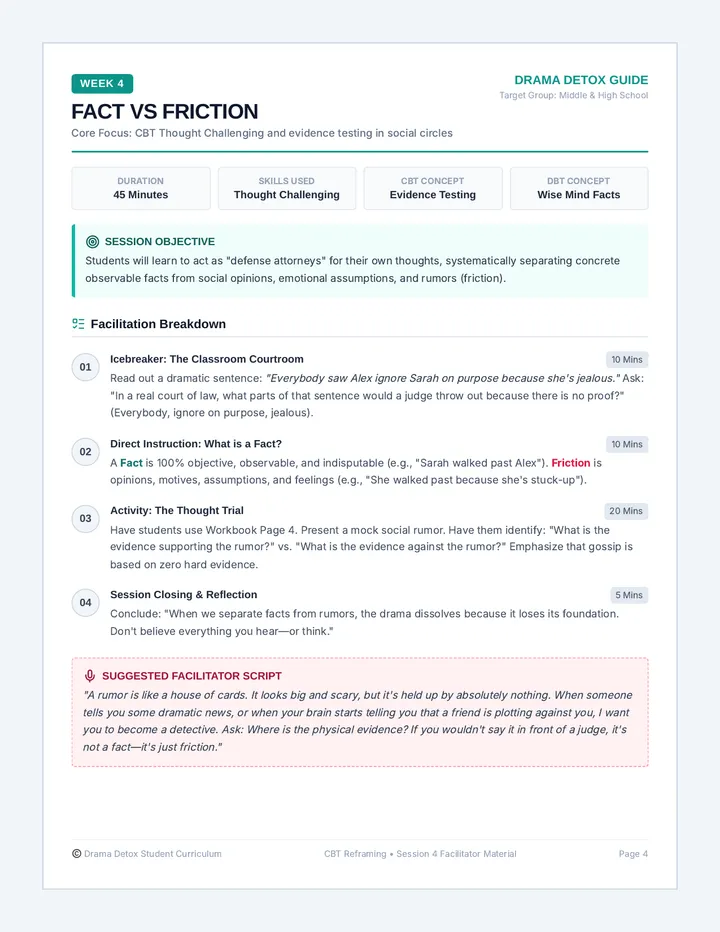Week 4 Educator Guide