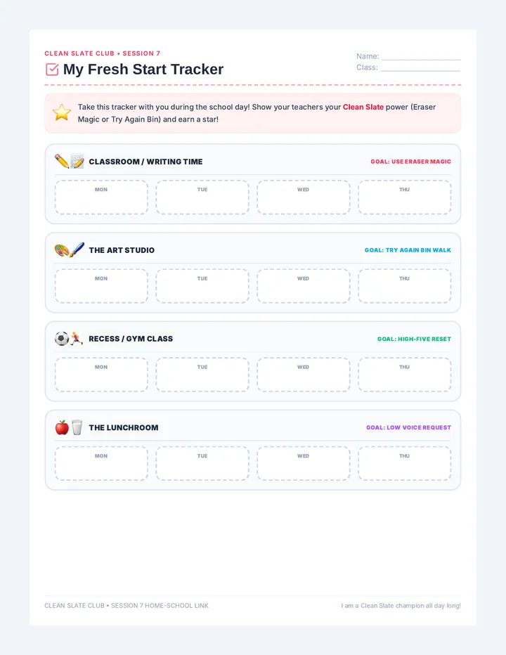 Fresh Start Tracker
