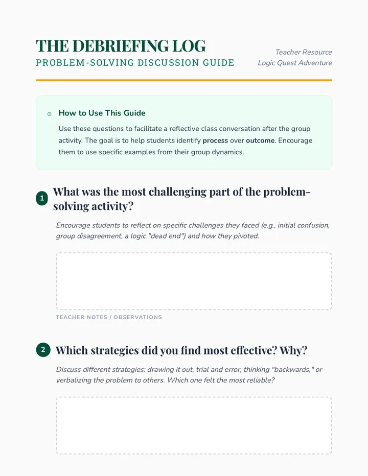 Problem Solving Adventure • Lesson • Lenny.com