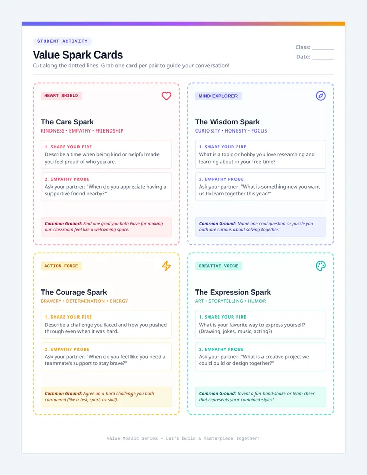 Value Spark Cards