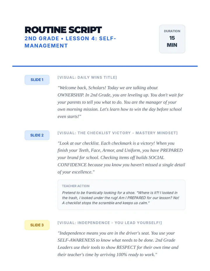 Routine Script (2)