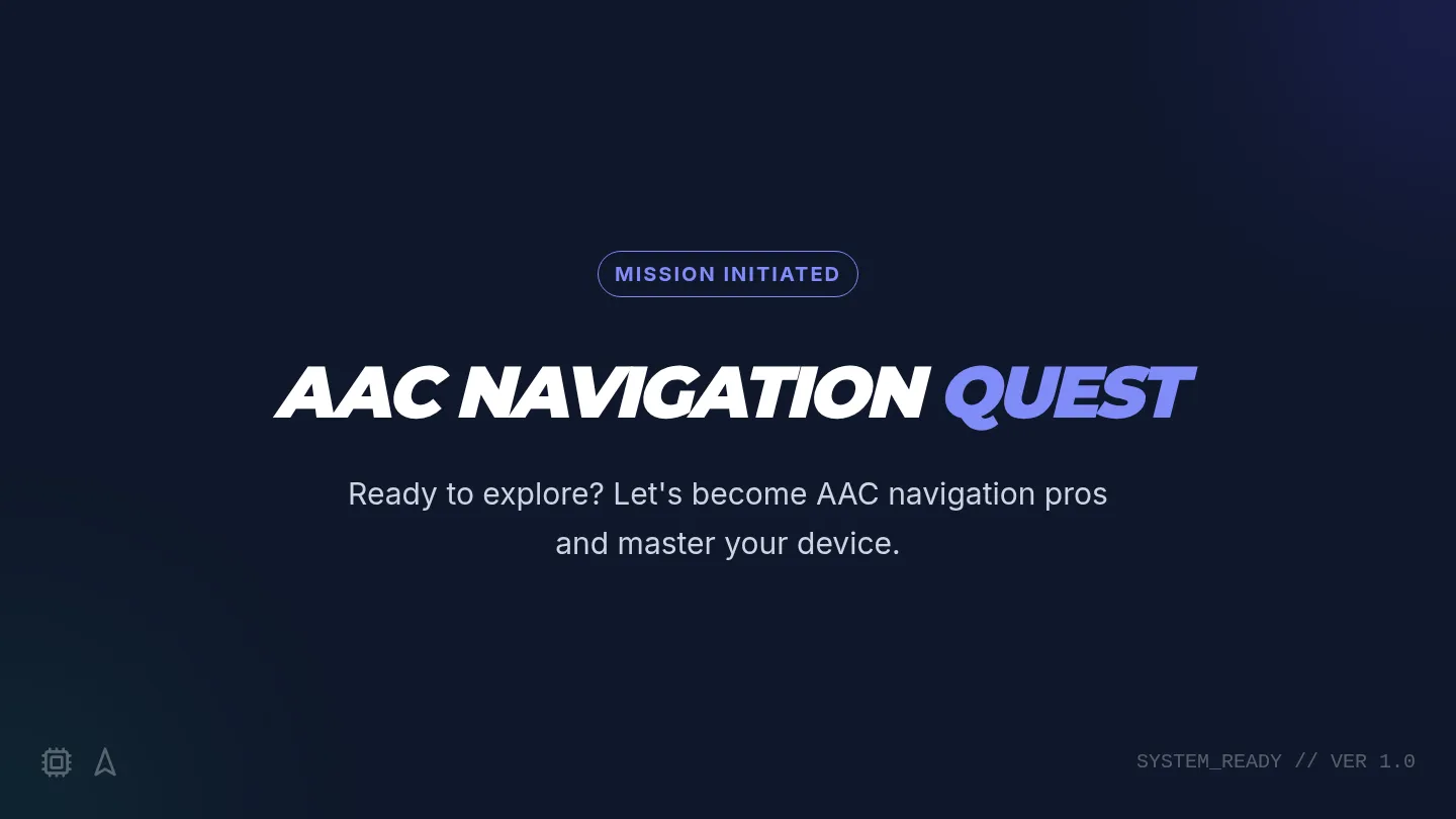 AAC Quest Adventure Slides