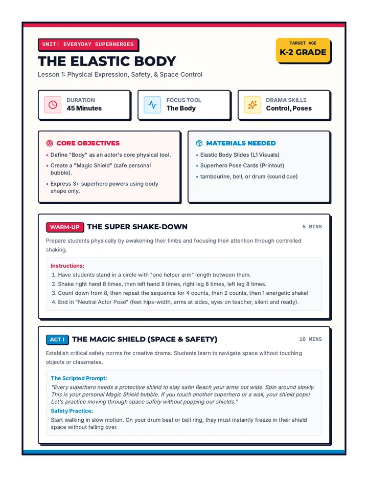 Elastic Body Teacher Guide