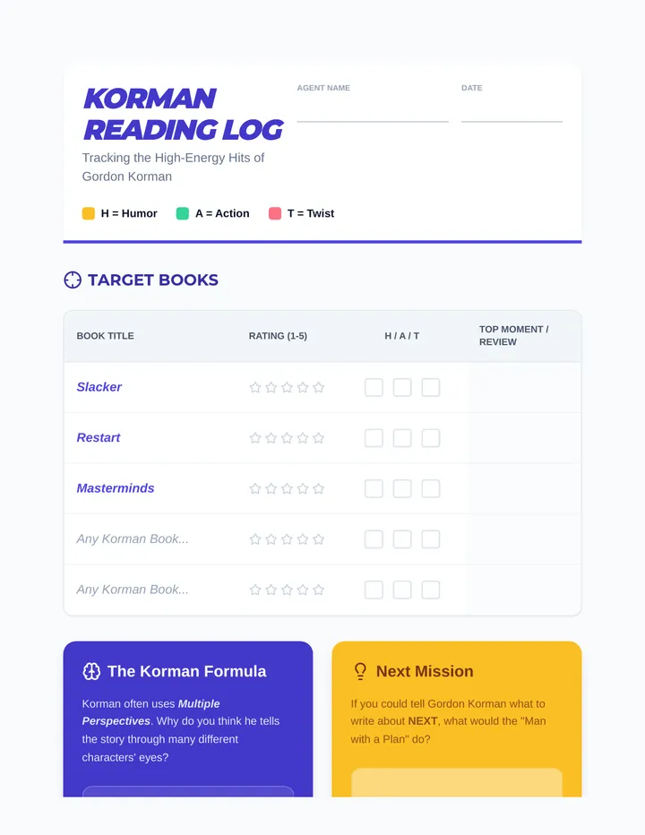 Korman Mission Tracker