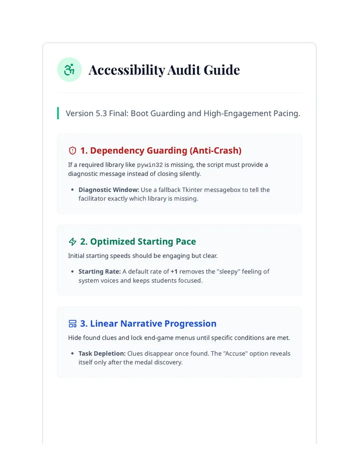 Accessibility Audit Guide