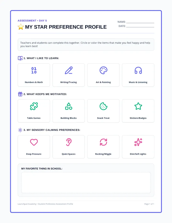 Star Preference Profile
