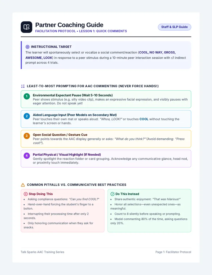 Partner Coaching Guide