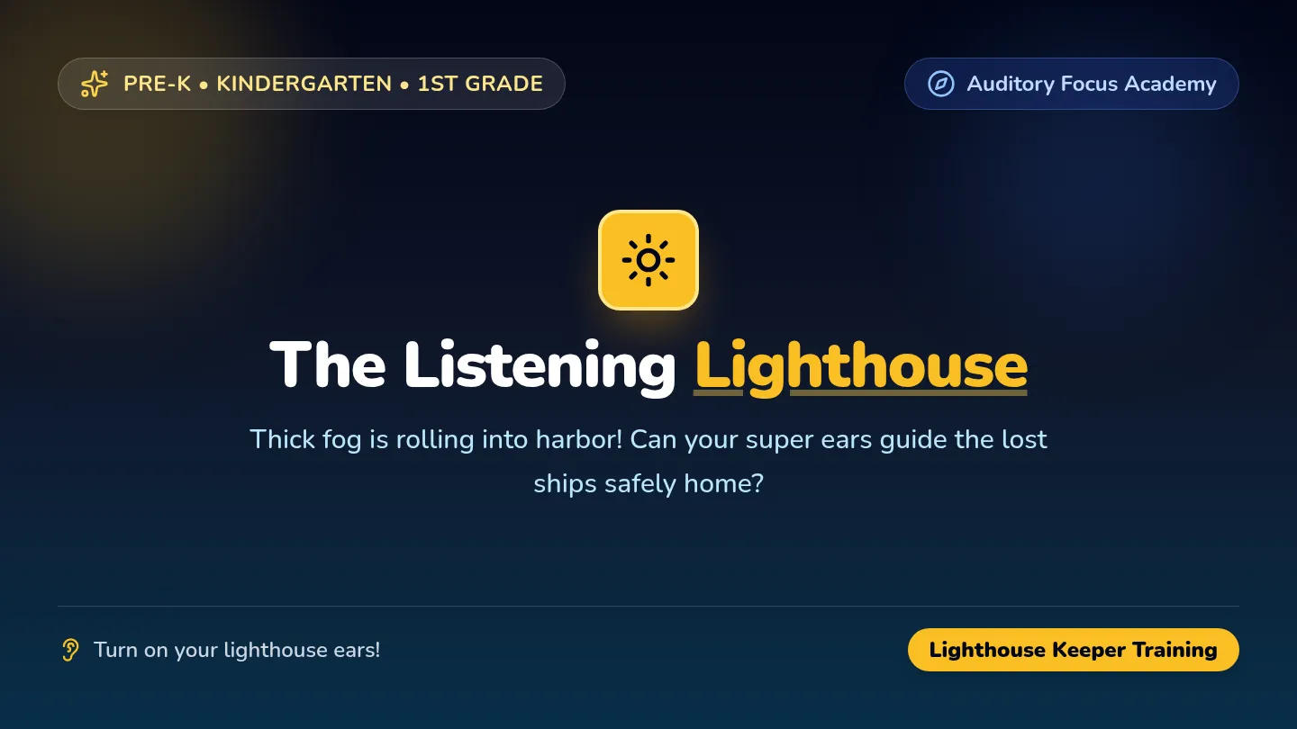 Listening Lighthouse Slides