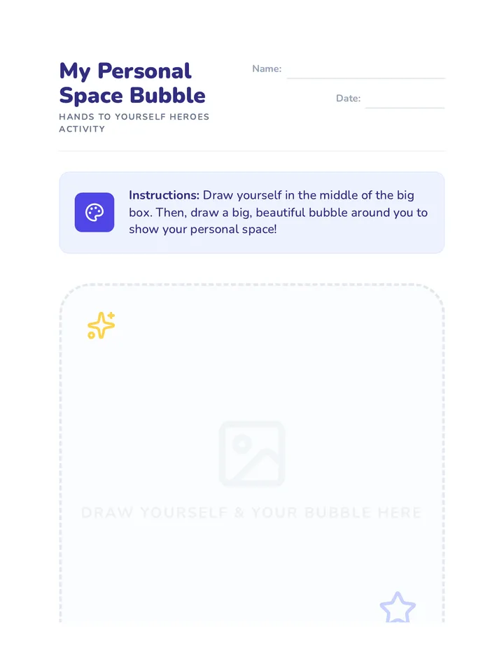 Space Bubble Coloring Worksheet