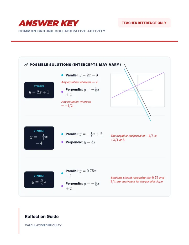 Common Ground Answer Key