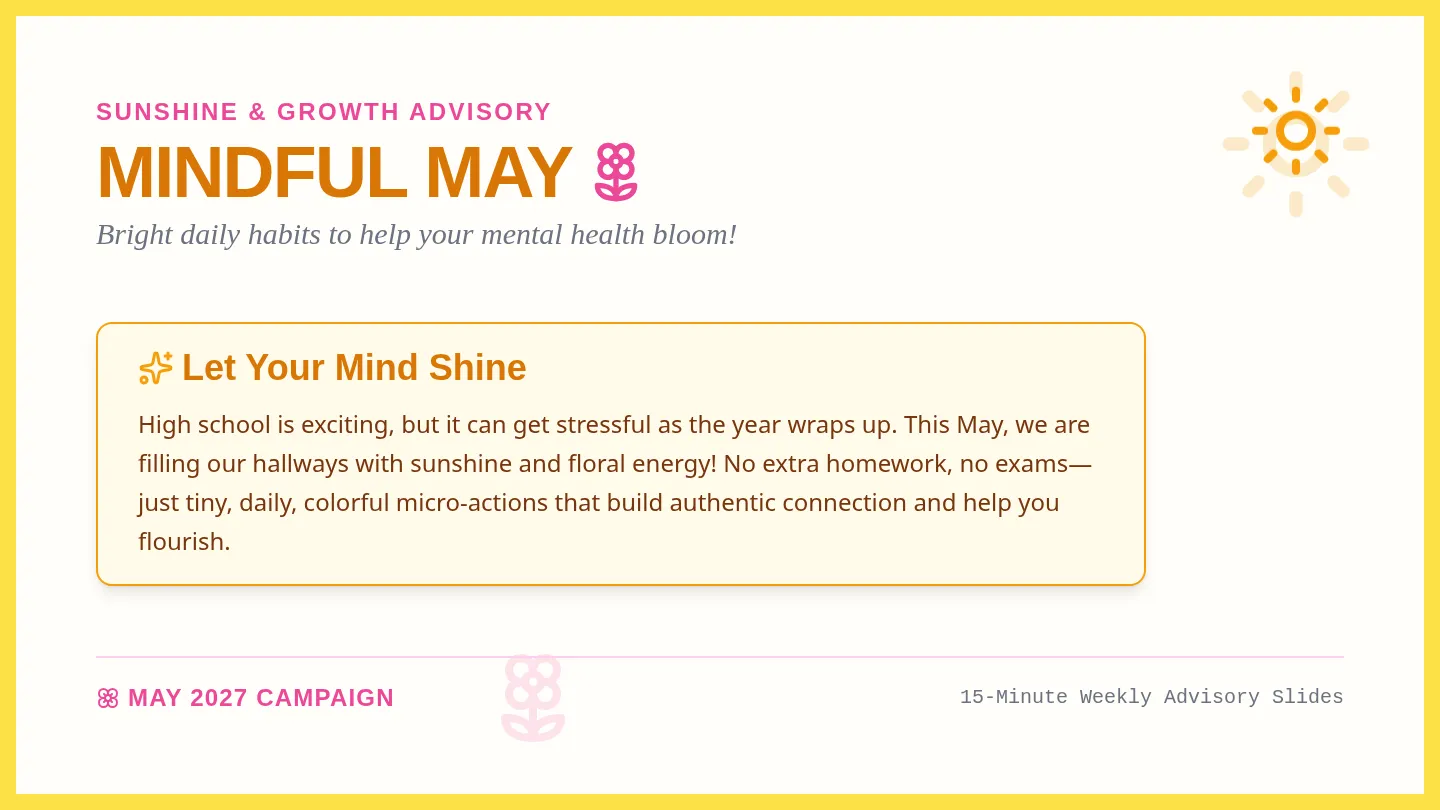 Mindful May Presentation Slides