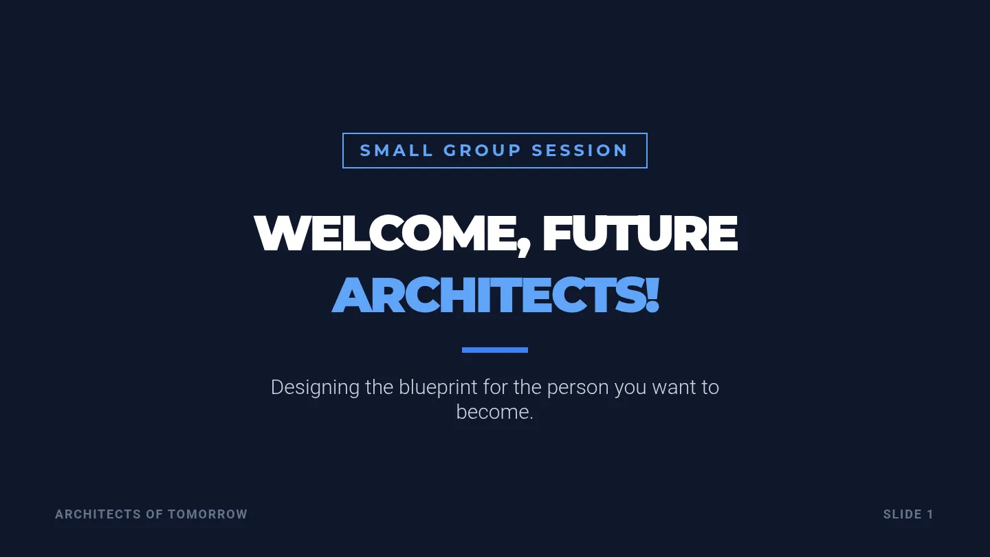 Future Architects Slides