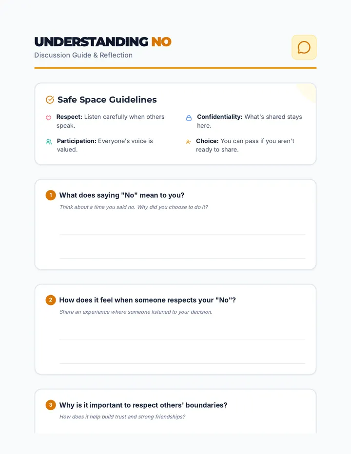 Understanding No Discussion Guide