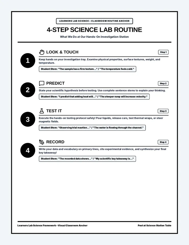 Lab Protocol Anchor Chart