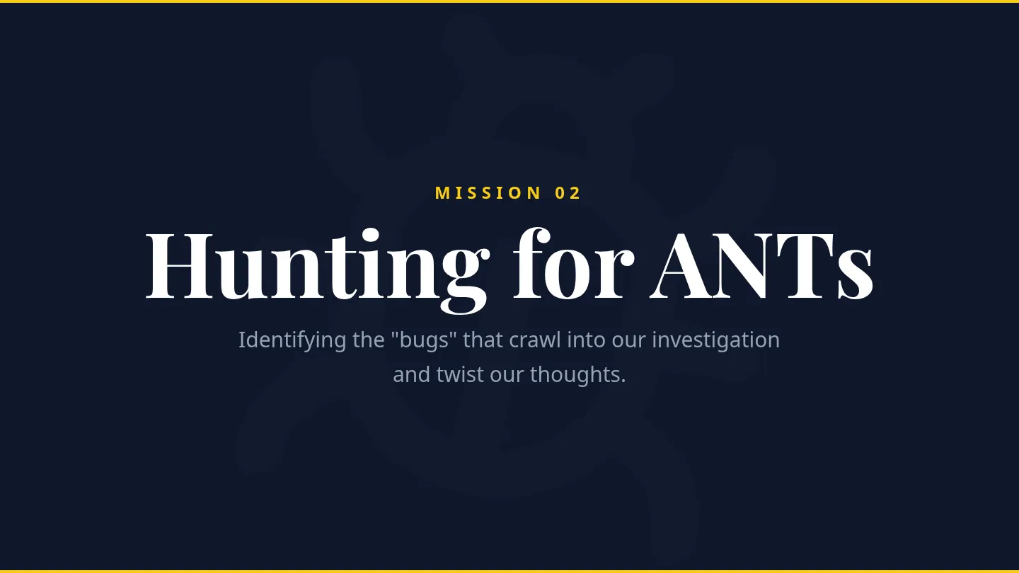 Hunting for ANTs Slides