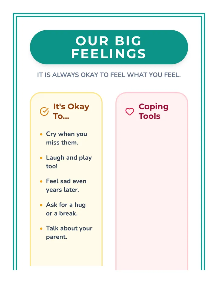 Heavy Hearts Anchor Chart