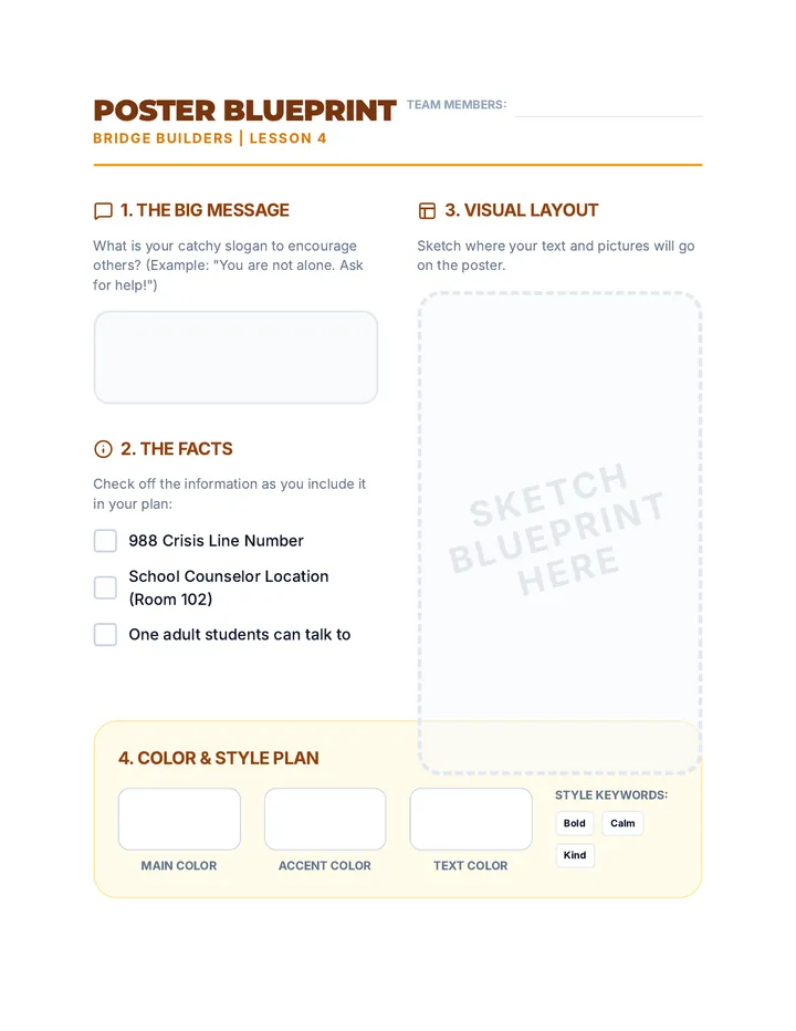 Poster Blueprint Organizer