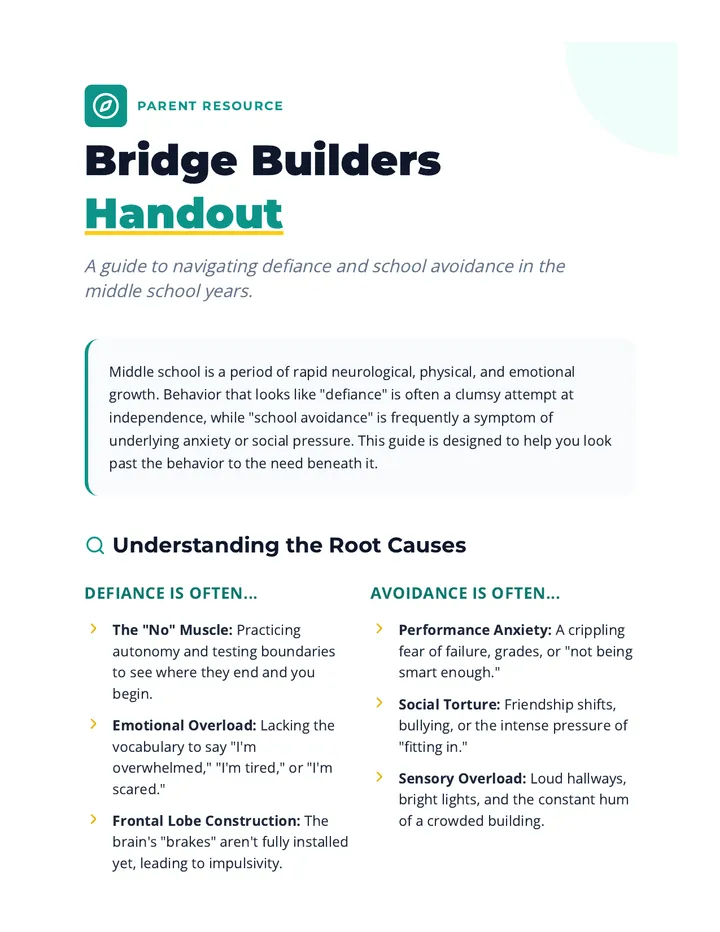 Bridge Builders Handout