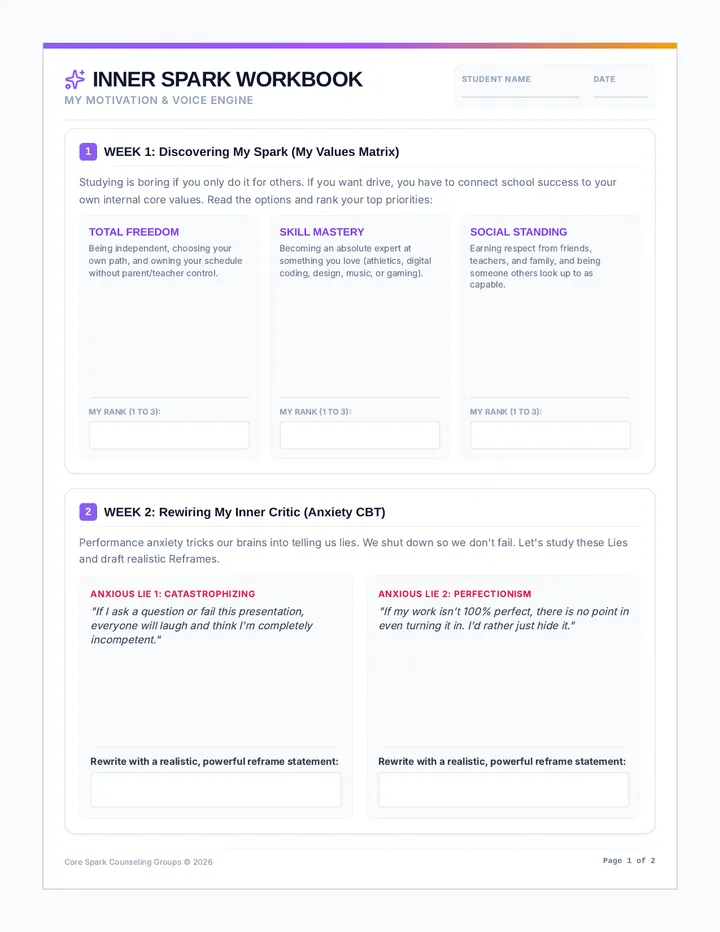 Inner Spark Student Workbook