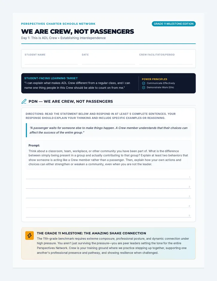 Crew Launchpad Student Handout