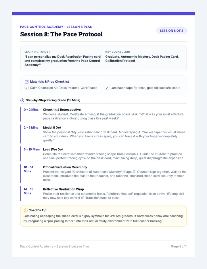 Session 8 Lesson Plan