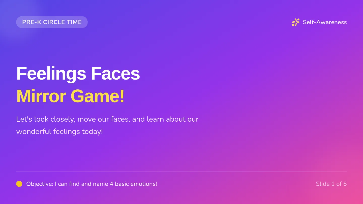 Feelings Faces Slides