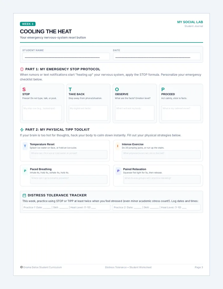 Week 3 Student Workbook