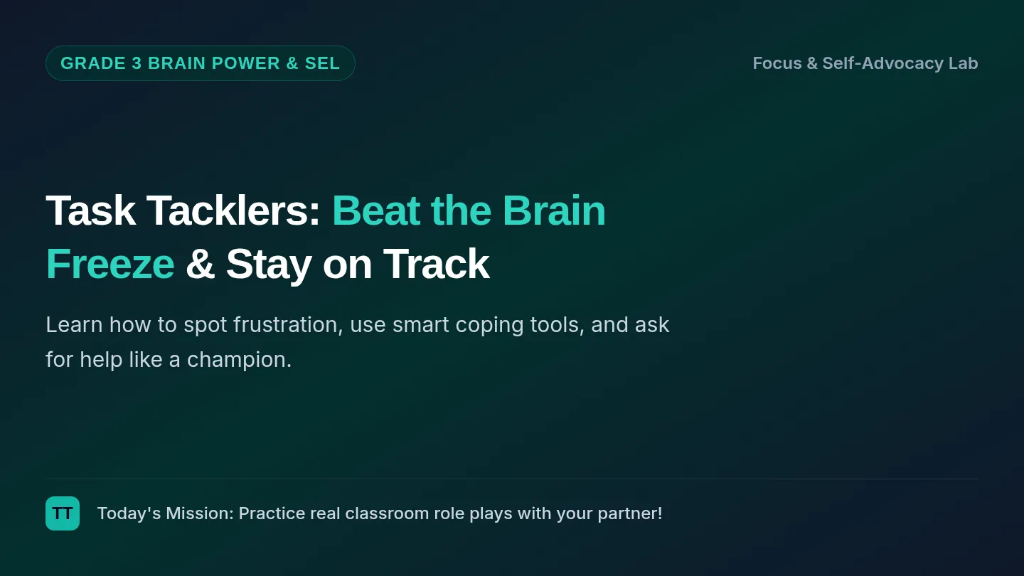 Task Tacklers Lesson Slides