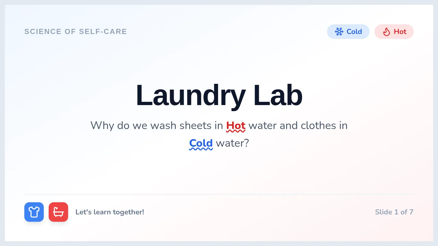 Laundry Lab Slides