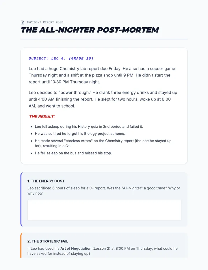 All Nighter Post Mortem Case Study