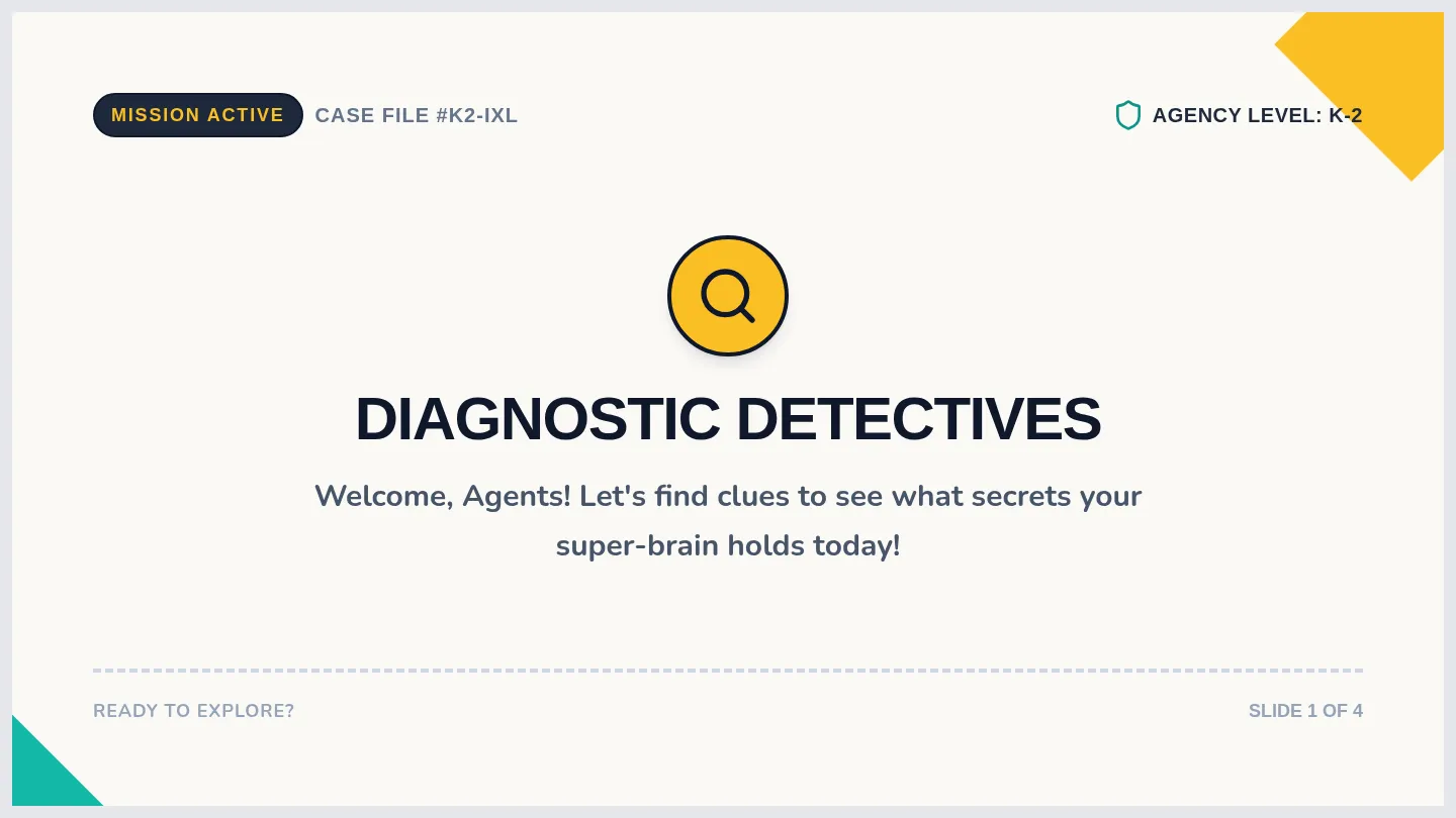 Diagnostic Detectives Presentation Slides